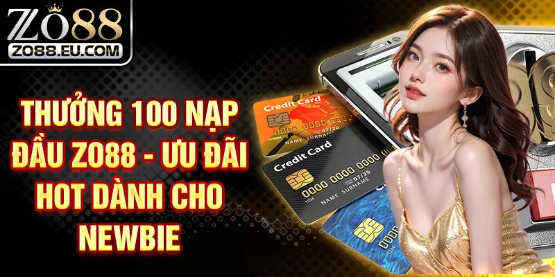 Thưởng 100 Nạp Đầu ZO88 - Ưu Đãi Hot Dành Cho Newbie